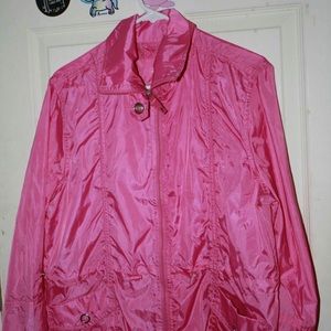 Pink women’s windbreaker size large